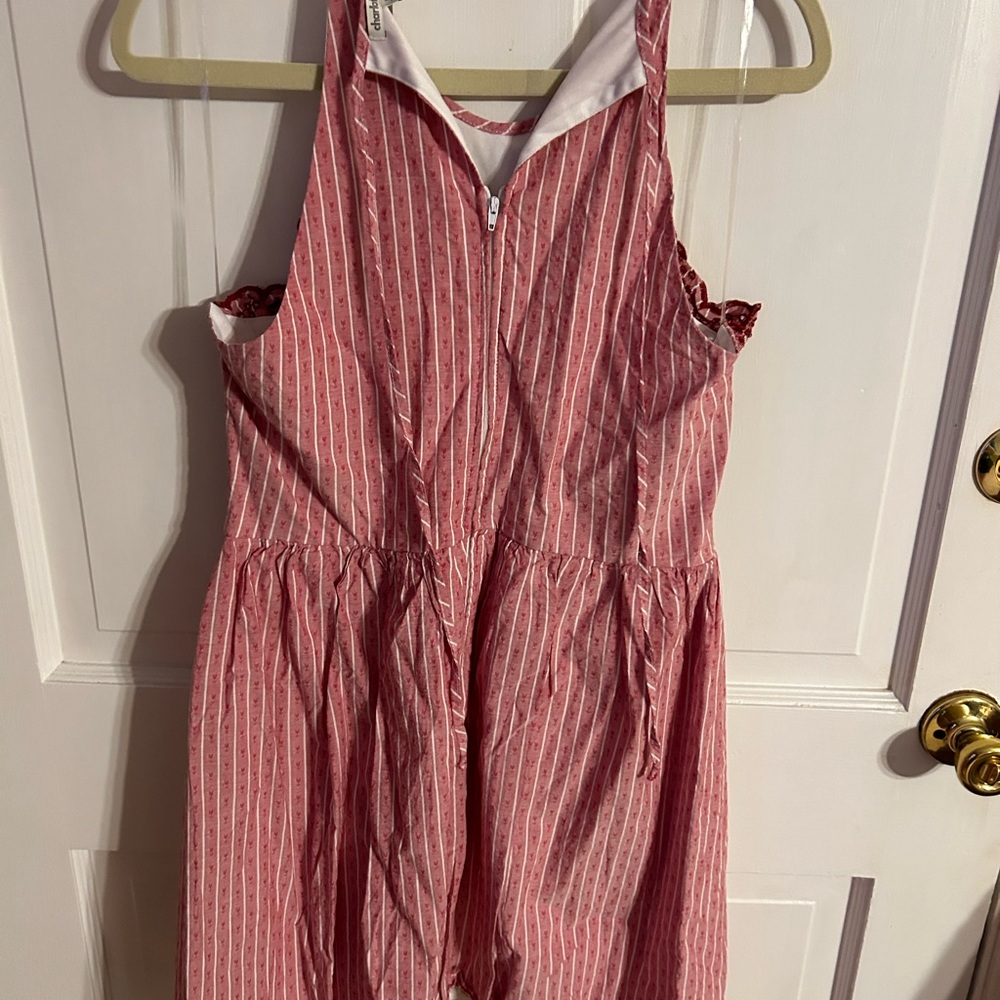 Red gingham halter dress - Picture 2 of 3